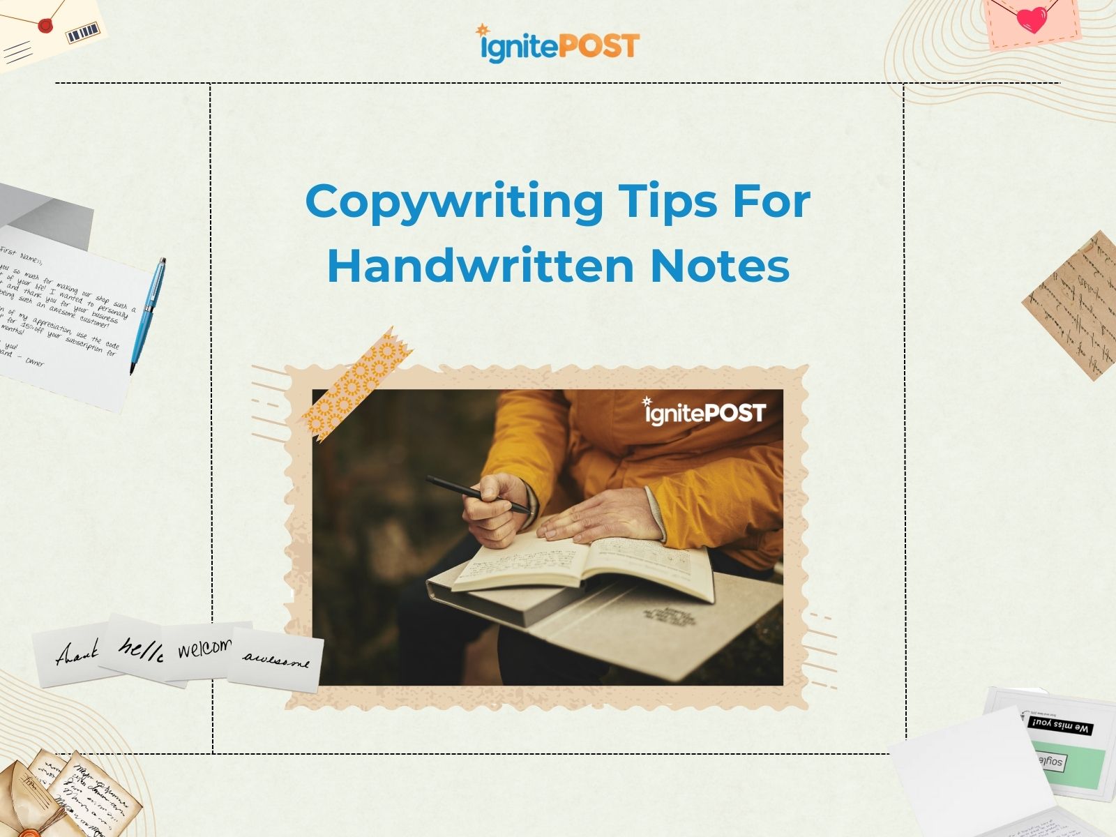 55+ copywriting tips for handwritten notes from experts